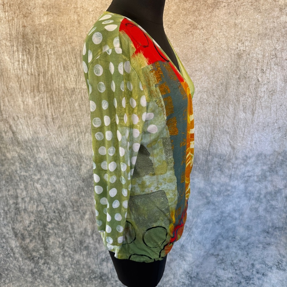 Simply Art by Dolcezza Abstract Print Top - M - Picture 4 of 8